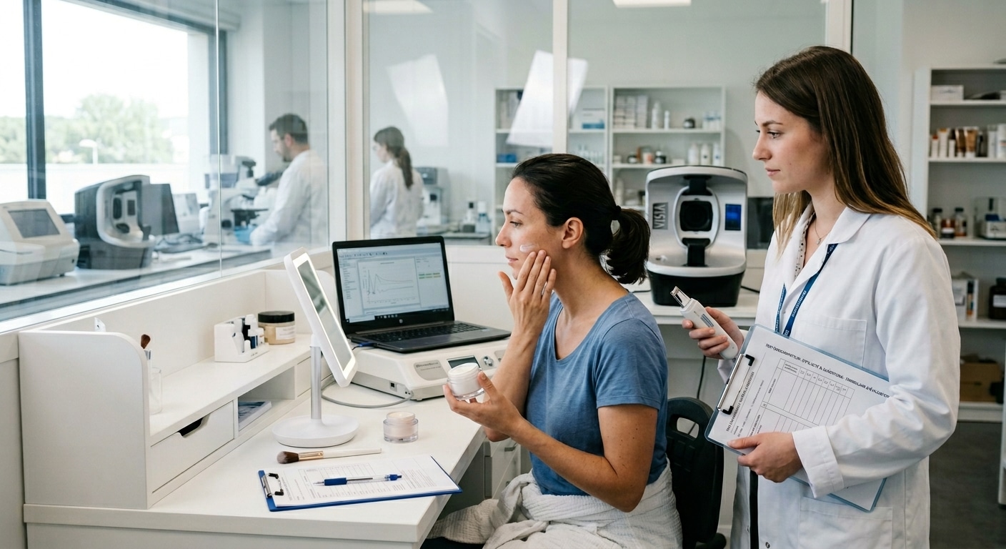 Computer Modle Cosmetic Testing Cosmetic consumer testing: Proving product efficacy